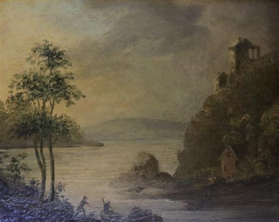 J Von Bree, oil, landscape